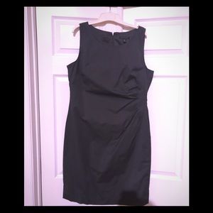 Gray stretchy sheath dress